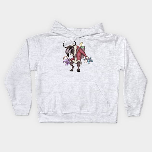 Krampus Kids Hoodie by LVBart